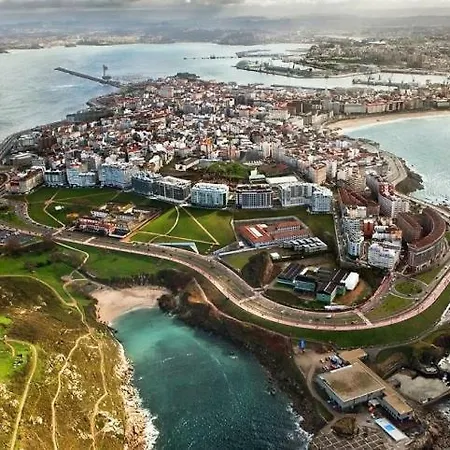 Apartamento Spi Con Piscina A Coruna
